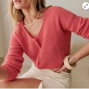 Sezane Gaspard Cardigan - Rose pink - XXS